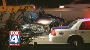 Fatal car crash in Dallas on I-35 and Illinois - at 5 a.m. Tuesday morning Aug. 21 2012