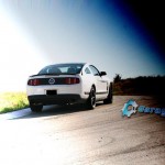 2012 Ford Mustang BOSS 302 on the track at Texas Motorsport Ranch