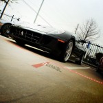 Ferrari 599 GTB on the lot at Park Place in Dallas, Texas
