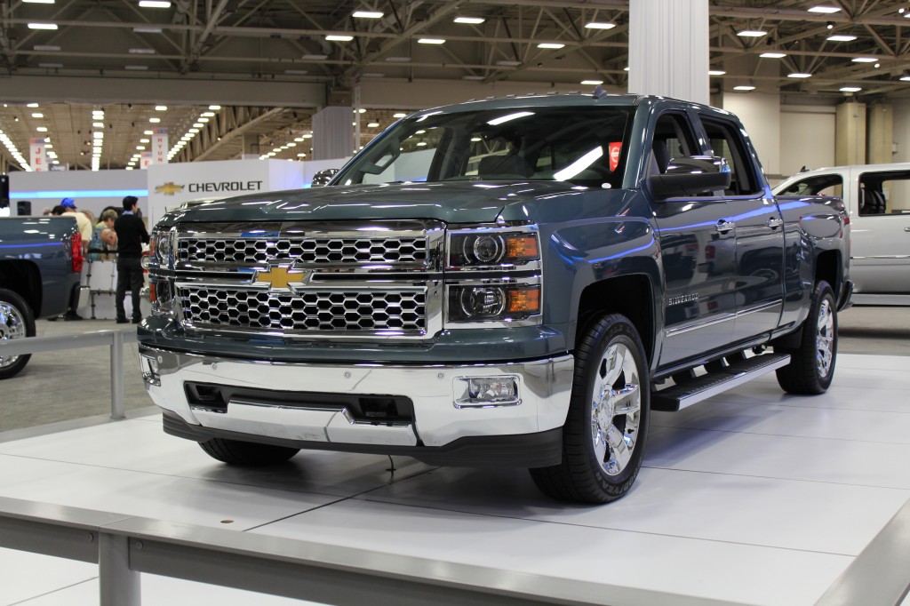 2014 Chevrolet Silverado 1500 on display at the Dallas Auto Show