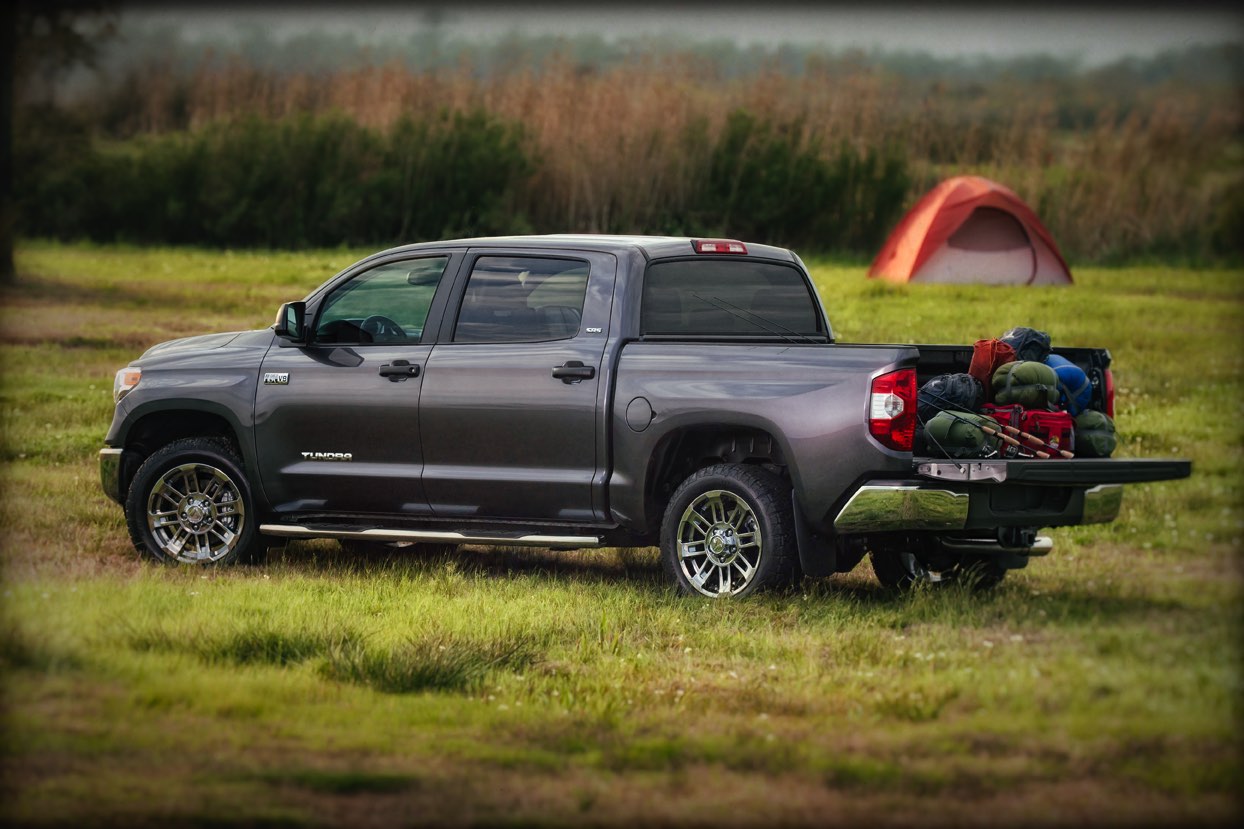 The outdoor options begin with the Toyota Tundra Summer Camp. 