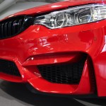 2016 BMW M4 Coupe Ferrari Red - beautiful yet aggressive front fascia and headlight