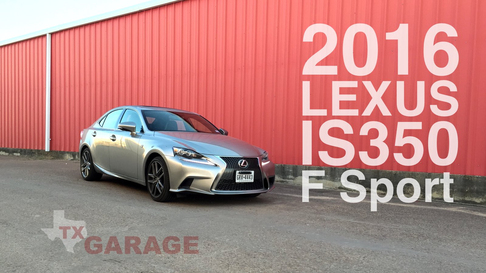 The 2016 Lexus IS350 F Sport by txGarage