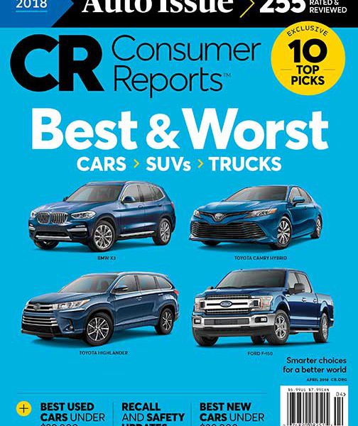 10 Top Picks of 2018: Best Cars of the Year by Consumer Reports