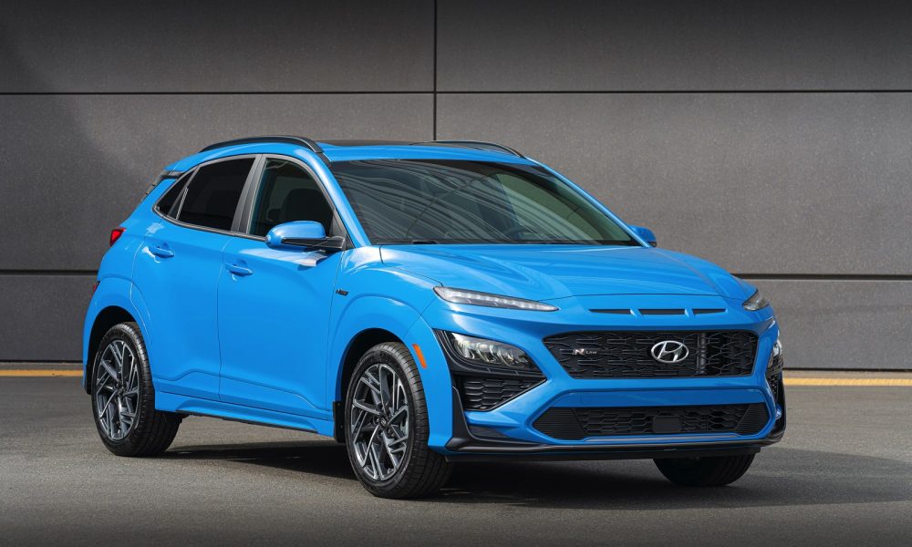 「KONNAYONONAKA」黒×ライトブルー/KRY 2022-Hyundai-Kona-N-