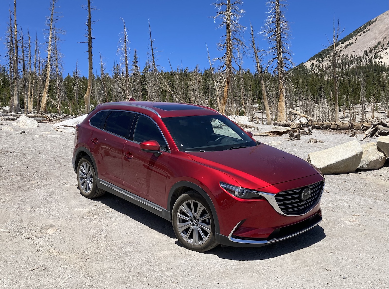 Mazda CX-9 Signature AWD: DRIVING TO JUNE LAKE, CA – IN JULY