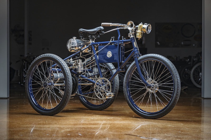 PEUGEOT TRICYCLE AT HAAS. photo by Grant Schwingle