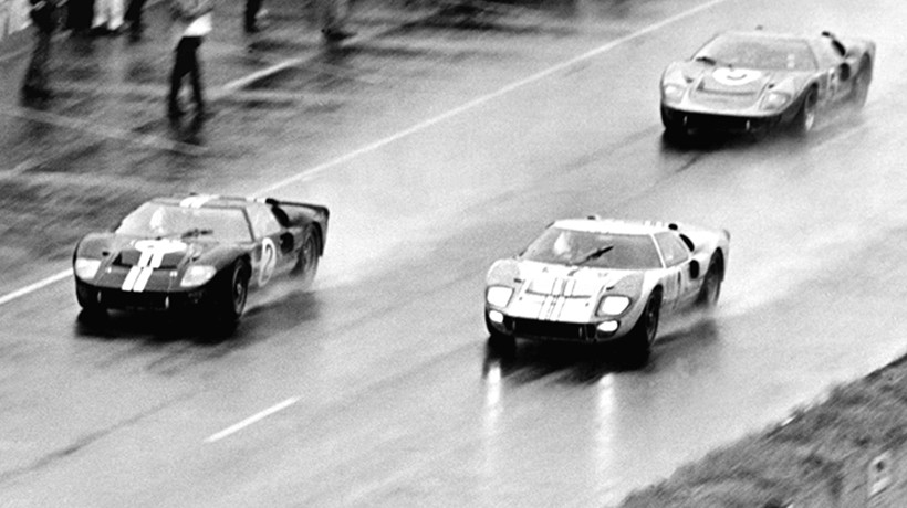 FORD AT LE MANS PHOTO FINISH 1966 courtesy of Ford