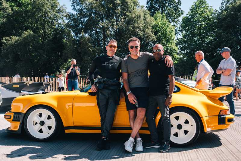 From left to right, Singer's Chief Strategy Officer Mazen Fawaz, Founder and Executive Chairman Rob Dickinson and CEO Raj Nair